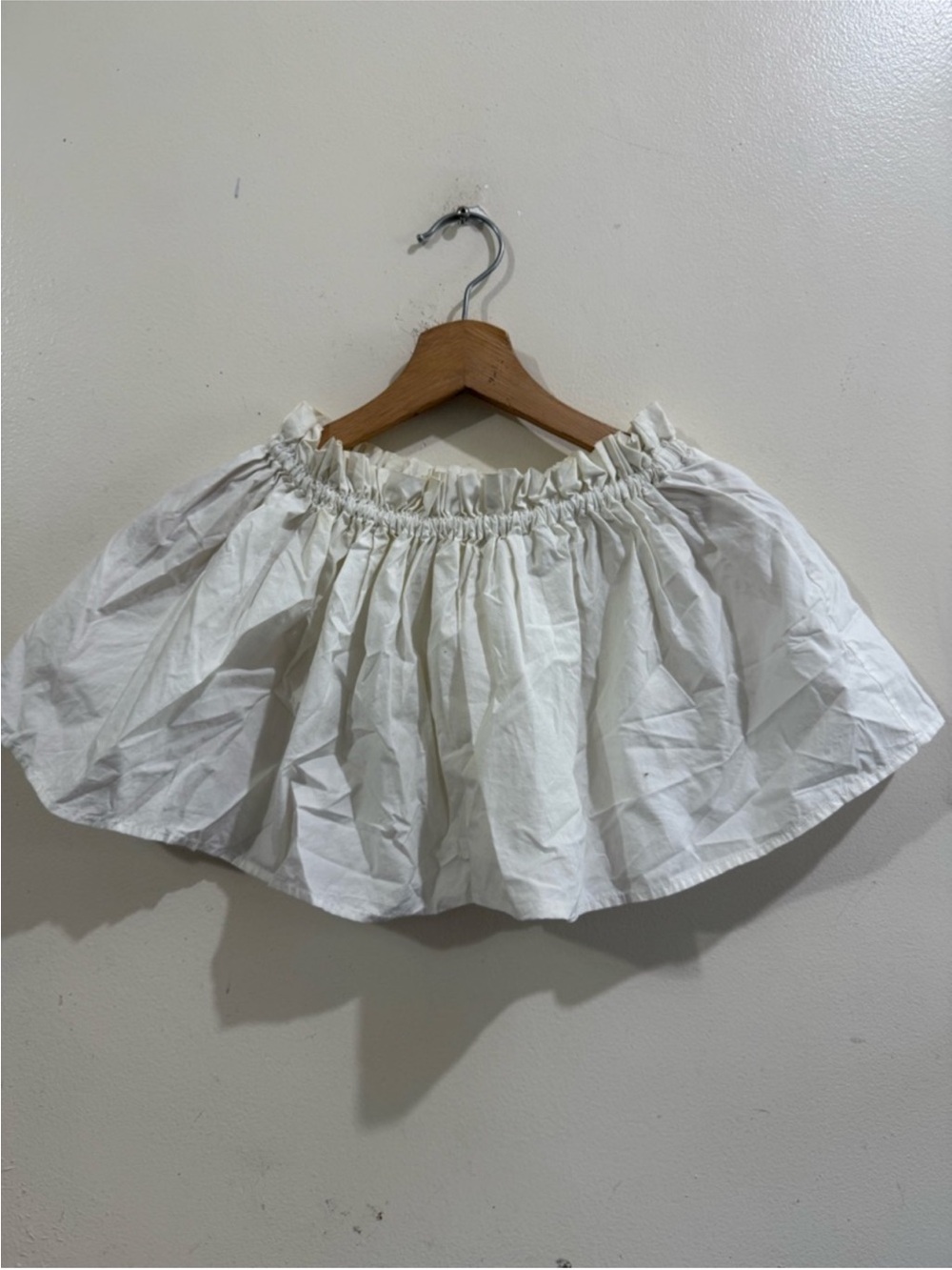 Shaina mote Elastic-Waist White Circle Skirt - Flared Skater Style